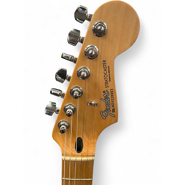 Used Fender Standard Stratocaster Black Solid Body Electric Guitar