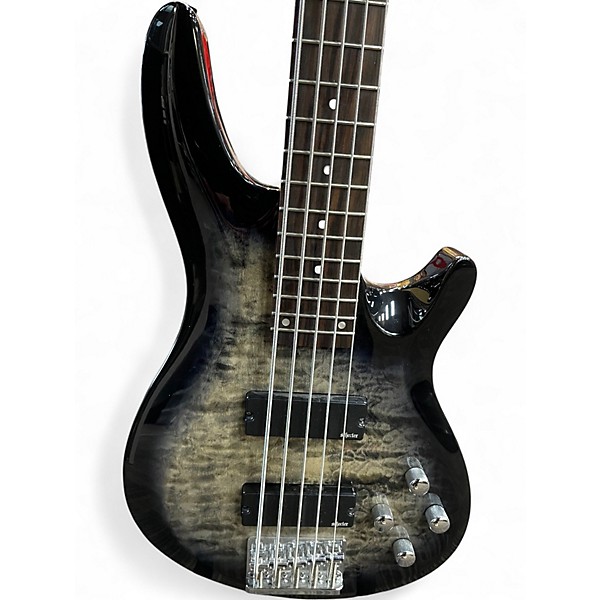 Used Schecter Guitar Research DIAMOND SERIES C5 PLUS Charcoal Grey Electric Bass Guitar