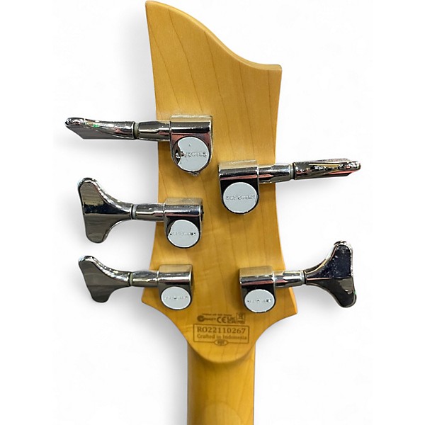 Used Schecter Guitar Research DIAMOND SERIES C5 PLUS Charcoal Grey Electric Bass Guitar