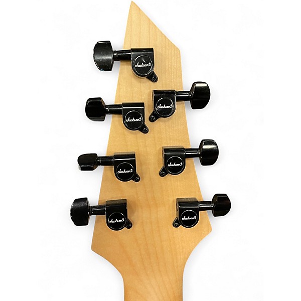 Used Jackson JS22-7 Dinky 7 String Black Solid Body Electric Guitar