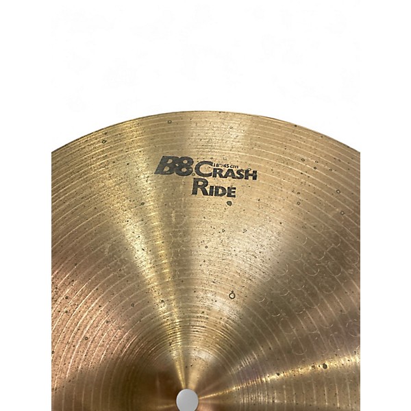 Used SABIAN 18in B8 Crash Ride Cymbal