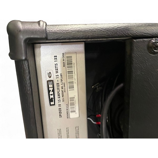 Used Line 6 Spider IV 15W 1X8 Guitar Combo Amp