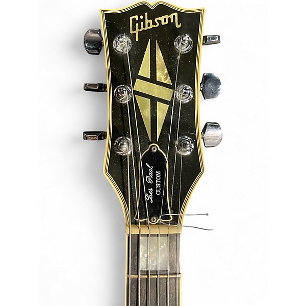 Vintage 1980 Gibson Les Paul Custom Black Solid Body Electric Guitar