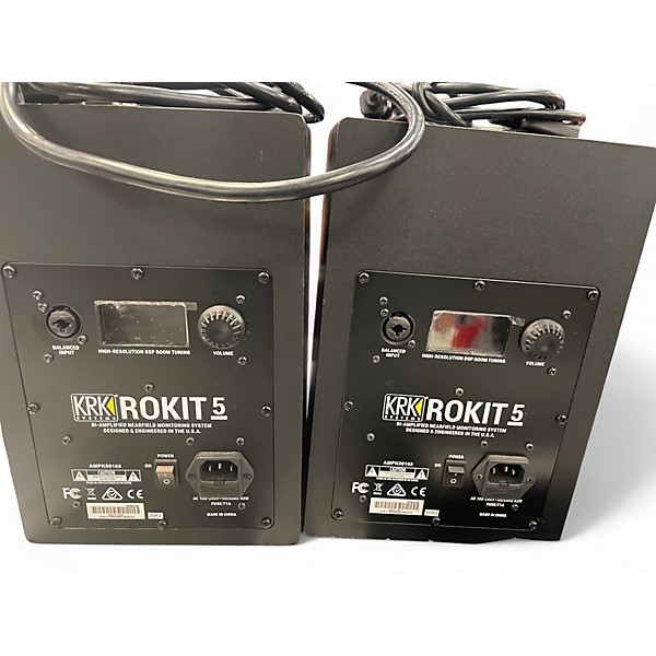 Used KRK ROKIT 5 G4 PAIR Powered Monitor