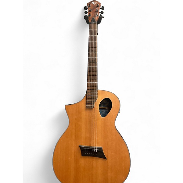 Used Michael Kelly MKFPSNASFXL LEFT HAND ACOUSTIC ELECTRIC Natural Acoustic Electric Guitar