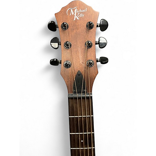 Used Michael Kelly MKFPSNASFXL LEFT HAND ACOUSTIC ELECTRIC Natural Acoustic Electric Guitar