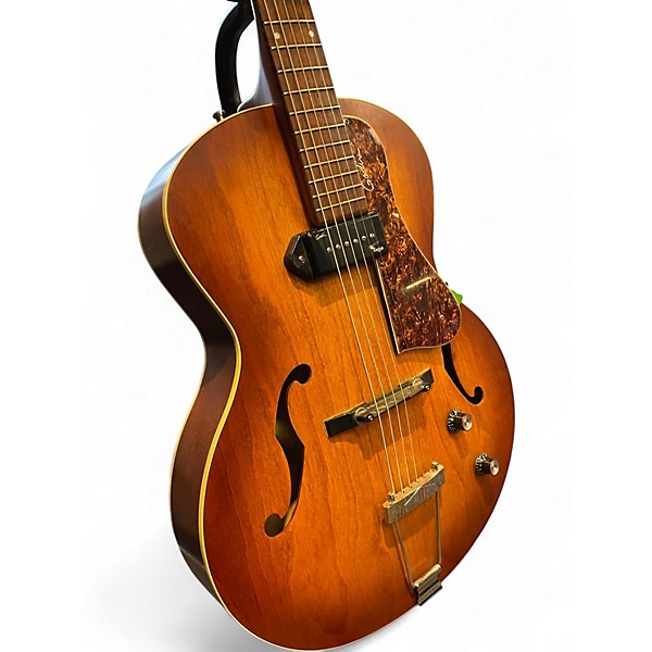 Used Godin 5th Avenue Kingpin P90 Cognac Burst Hollow Body Electric Guitar