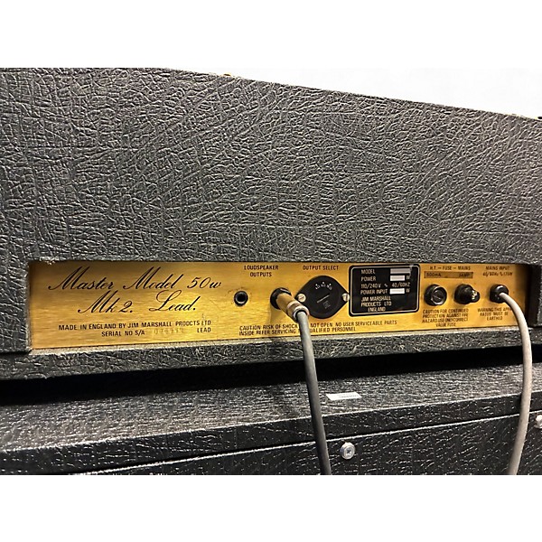 Vintage 1980s Marshall JMP MASTER MODEL MK2 50W Tube Guitar Amp Head