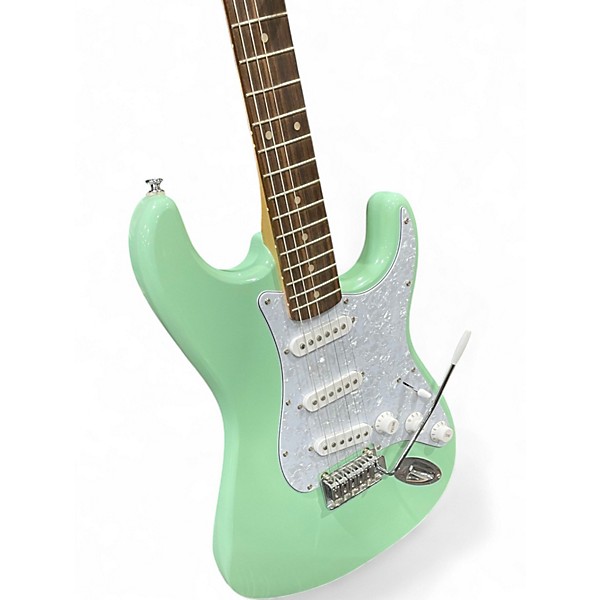 Used Squier Classic Vibe Stratocaster Surf Green Solid Body Electric Guitar