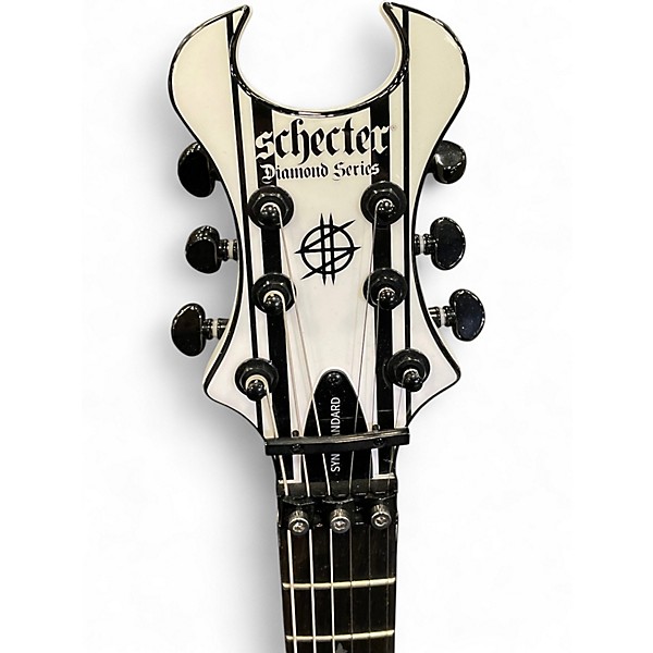 Used Schecter Guitar Research Synyster Gates Signature Standard Alpine White Solid Body Electric Guitar