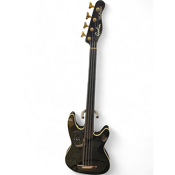 Used Godin A4 BLACK Electric Bass Guitar