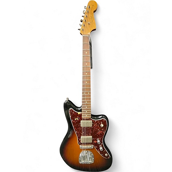 Used Fender Jazzmaster 2 Tone Sunburst Solid Body Electric Guitar