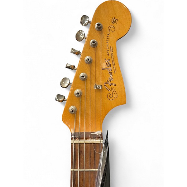 Used Fender Jazzmaster 2 Tone Sunburst Solid Body Electric Guitar