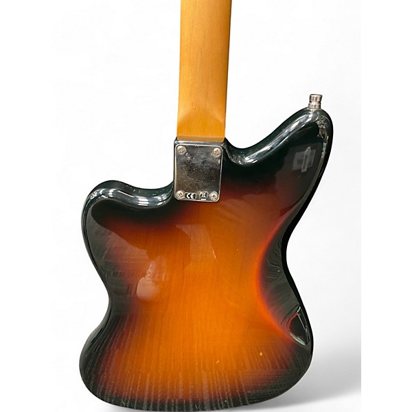 Used Fender Jazzmaster 2 Tone Sunburst Solid Body Electric Guitar