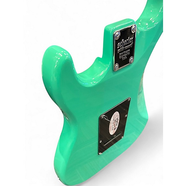 Used Schecter Guitar Research Nick Johnston Traditional S/S/S Seafoam Green Solid Body Electric Guitar