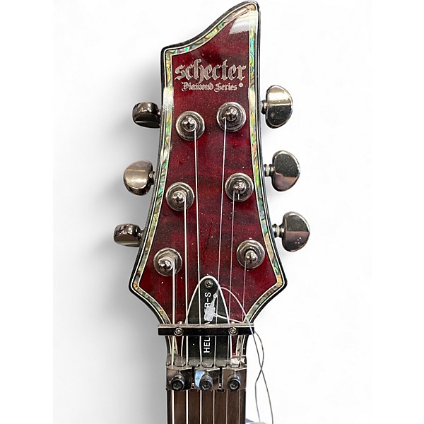 Used Schecter Guitar Research Hellraiser-S Black Cherry Solid Body Electric Guitar