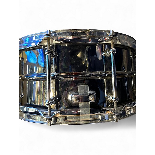 Used Pork Pie 6.5X14 Big Black Brass Black Brass Drum