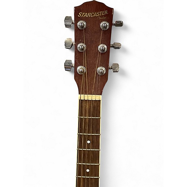 Used Starcaster by Fender Stratocaster Natural Solid Body Electric Guitar