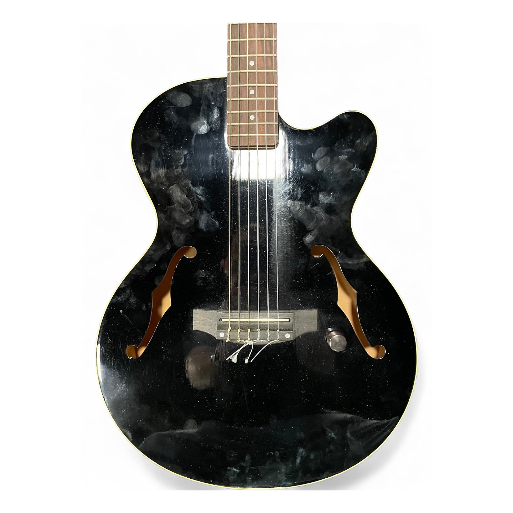 Used Yamaha AEX 500N Black Classical Acoustic Electric Guitar