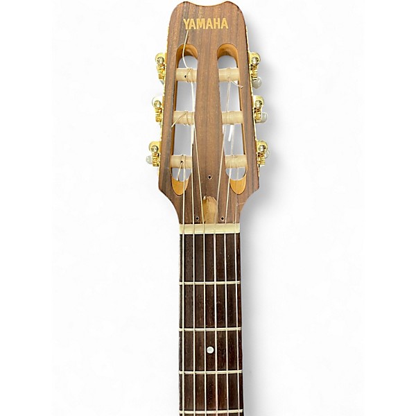 Used Yamaha AEX 500N Black Classical Acoustic Electric Guitar