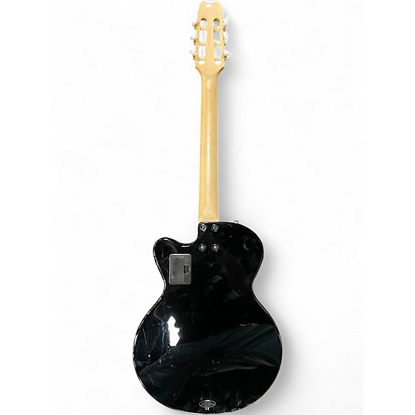 Used Yamaha AEX 500N Black Classical Acoustic Electric Guitar