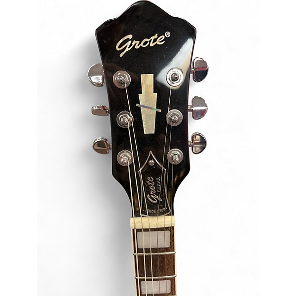 Used Grote 335 Red Hollow Body Electric Guitar