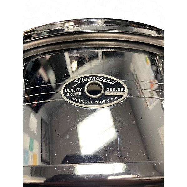Vintage 1960s Slingerland 5.5X14 GENE KRUPA SOUND KING Chrome Drum