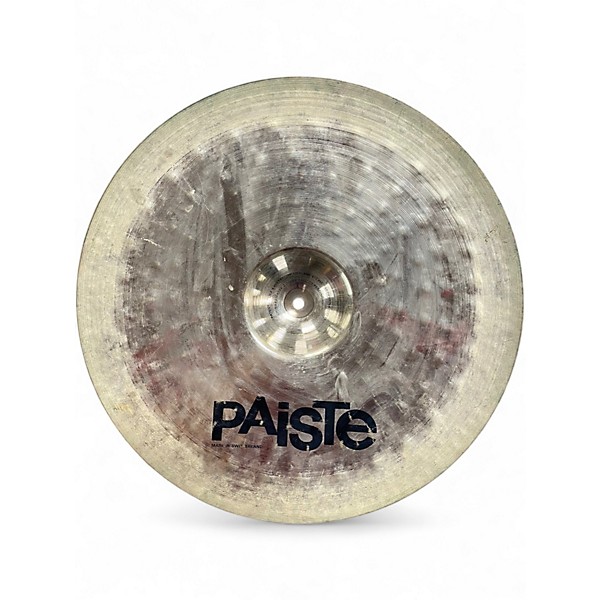 Used 1990s Paiste 20in SOUND FORMULA REFLECTOR POWER RIDE Cymbal