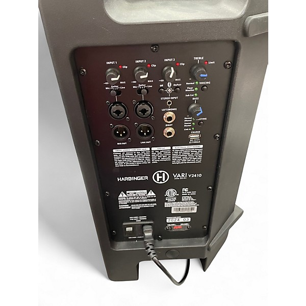 Used Harbinger VARI V2410 Powered Speaker