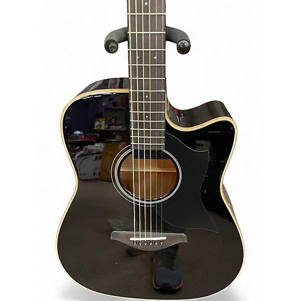 Used Yamaha A1M Black Acoustic Electric Guitar