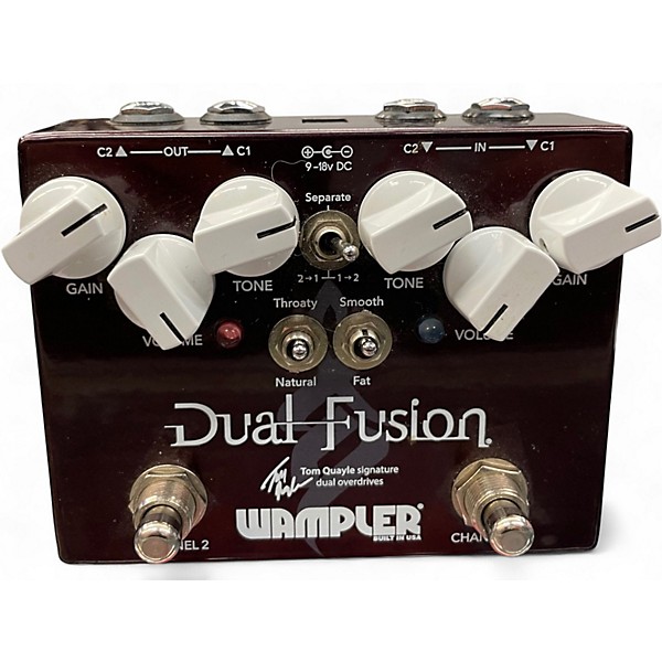 Used Wampler Dual Fusion Tom Quayle Signature Overdrive Effect Pedal