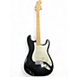 Used Starcaster by Fender Stratocaster Black Solid Body Electric Guitar thumbnail