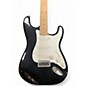 Used Starcaster by Fender Stratocaster Black Solid Body Electric Guitar