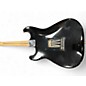 Used Starcaster by Fender Stratocaster Black Solid Body Electric Guitar