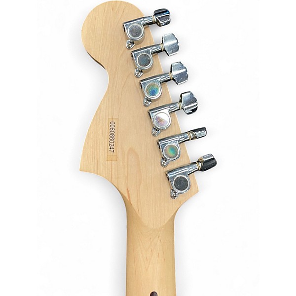 Used Starcaster by Fender Stratocaster Black Solid Body Electric Guitar