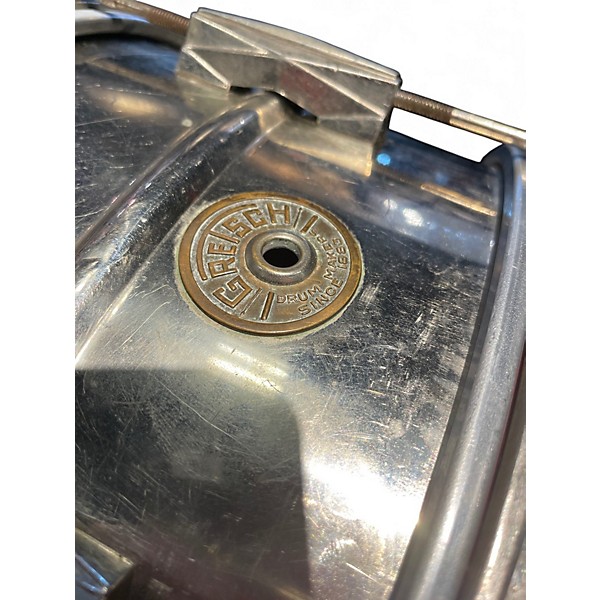 Vintage 1960s Gretsch Drums 14in snare Chrome Drum