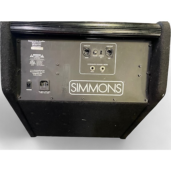Used Simmons DA200S 200W Drum Amplifier