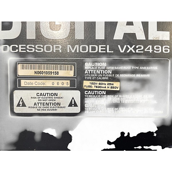 Used Behringer ultra-voice digital Power Amp