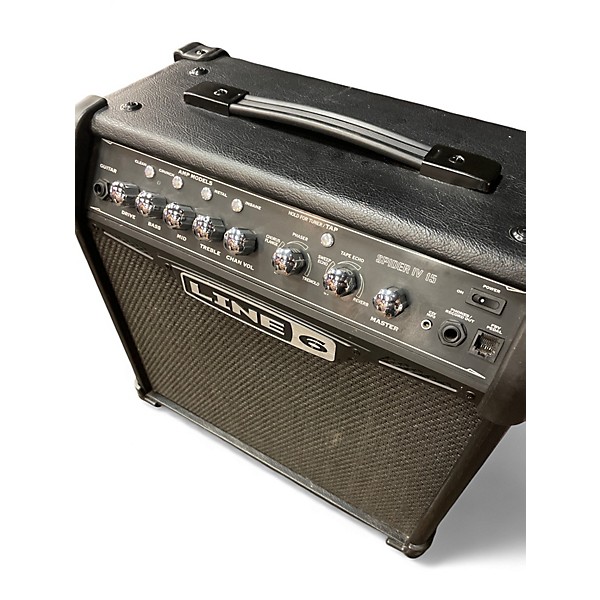 Used Line 6 Spider IV 15W 1X8 Guitar Combo Amp