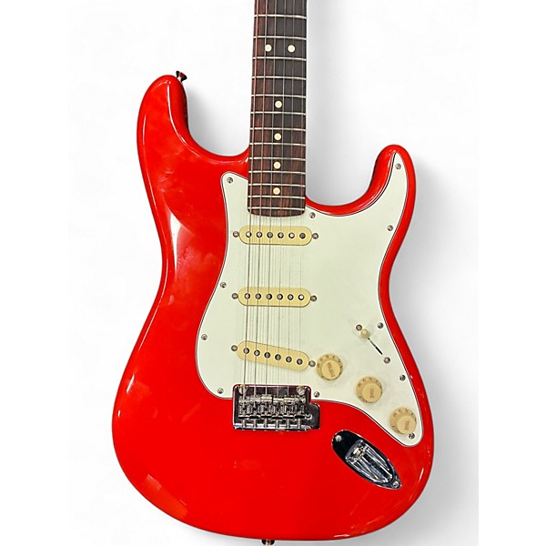 Used 2024 Fender Player II Stratocaster Coral Red Solid Body Electric Guitar