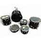 Vintage 1950s Rodgers 6 Piece Drum Kit Black Drum Kit thumbnail