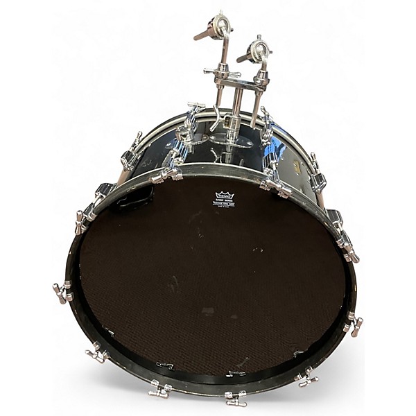 Vintage 1950s Rodgers 6 Piece Drum Kit Black Drum Kit