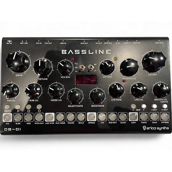Used Erica Synths Bassline DB-01 Synthesizer