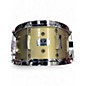 Used Pork Pie 13X7 Little Squealer Snare vented Aztec Gold Drum thumbnail