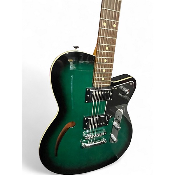 Used 2007 Reverend CLUB KING Emerald Green Solid Body Electric Guitar