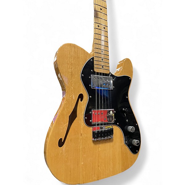 Used 2012 Fender Classic Player Telecaster Thinline Deluxe Natural Hollow Body Electric Guitar