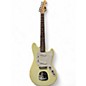 Used Iyv Mustang Clone Antique Ivory Solid Body Electric Guitar thumbnail