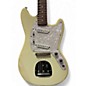 Used Iyv Mustang Clone Antique Ivory Solid Body Electric Guitar