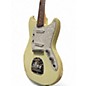 Used Iyv Mustang Clone Antique Ivory Solid Body Electric Guitar