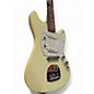 Used Iyv Mustang Clone Antique Ivory Solid Body Electric Guitar